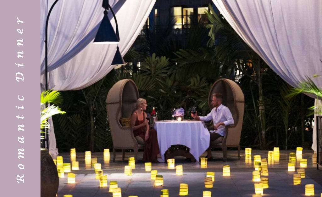 romantic dinner di alaya resort