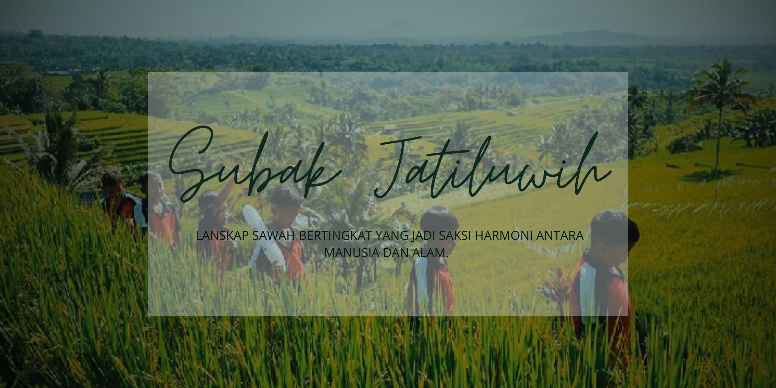 subak jatiluwih