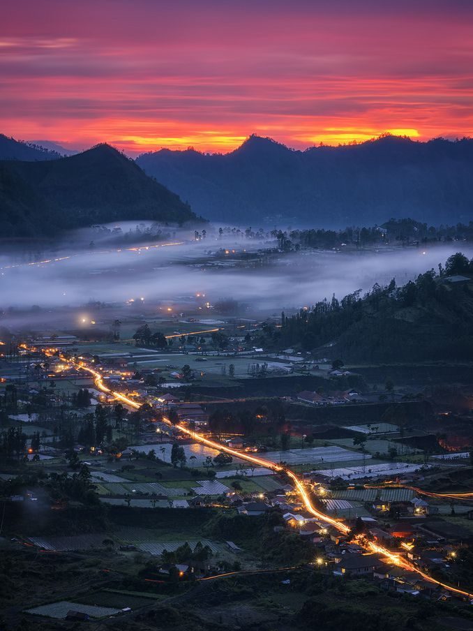 desa kintamani di kaki gunung batur