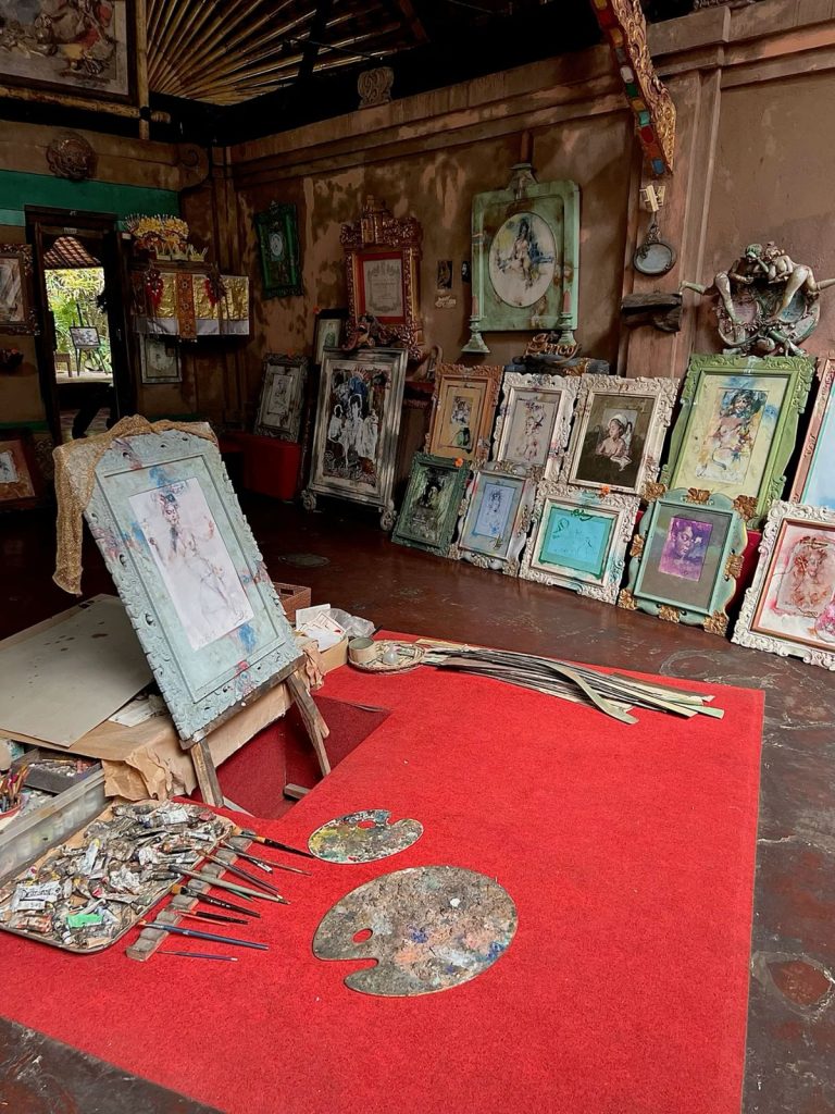 museum blanco - wisata bali saat hujan