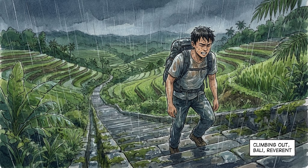 advanture in candi gunung kawi tampaksiring