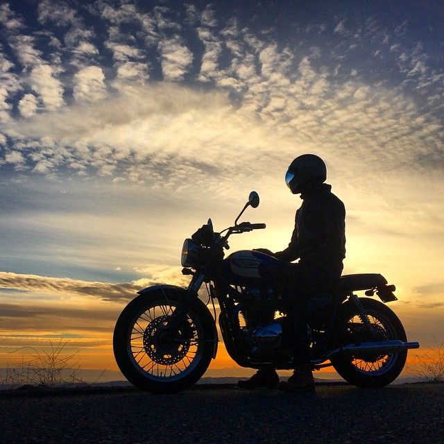motorcycle and sunset echo beach canggu