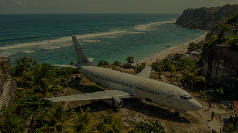 Boeing 737: Sayap yang Terjebak di Sela Dinding Tebing Kapur